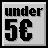 under 5€